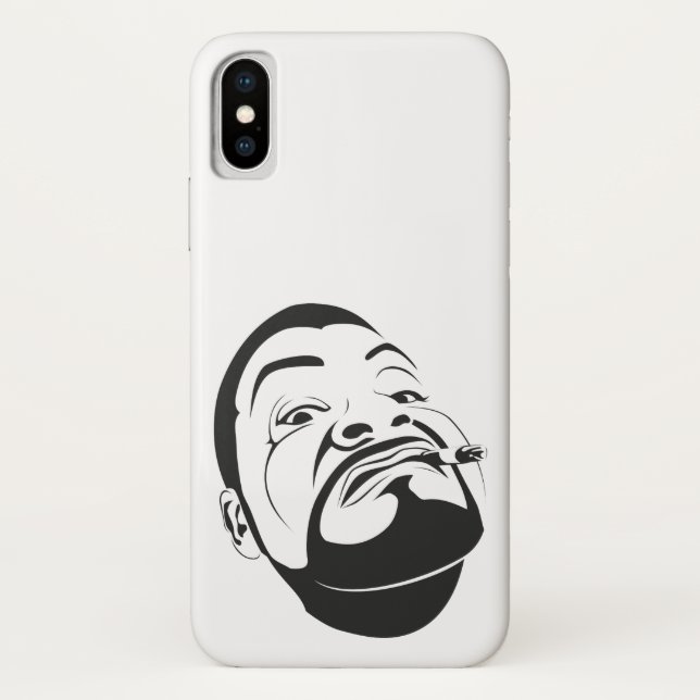 Das Lächeln der Koksmann Case-Mate iPhone Hülle (Rückseite)