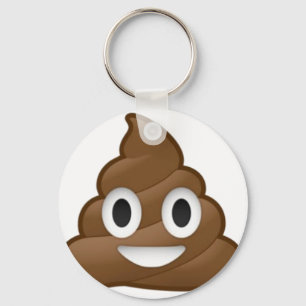 Das Lächeln kacken Emoji Schlüsselanhänger