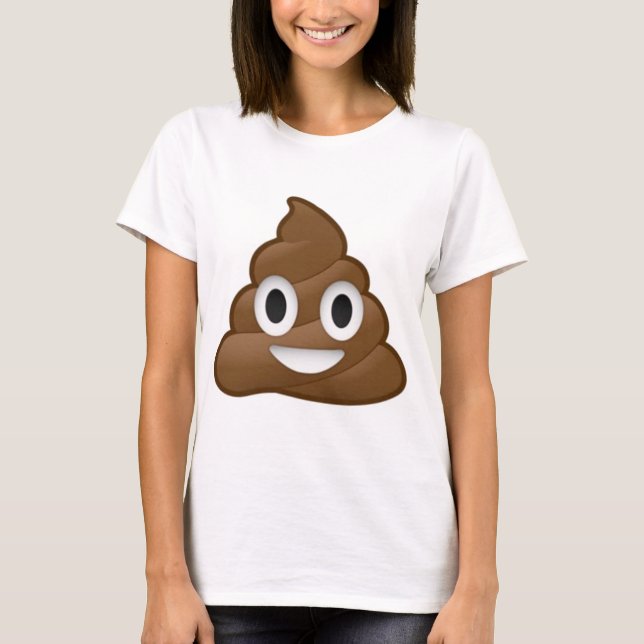 Das Lächeln kacken Emoji T-Shirt (Vorderseite)