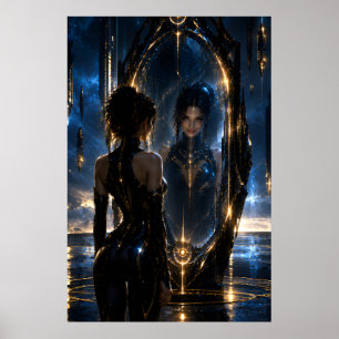 DAS LÄCHELNDE SPIEGELBILD POSTER
