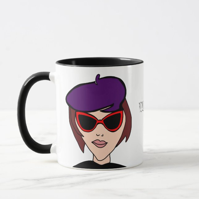 DAS LADY EDITABLE TASSE (Links)