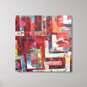 Das Lager 24 x 24 umwickelte Leinwand