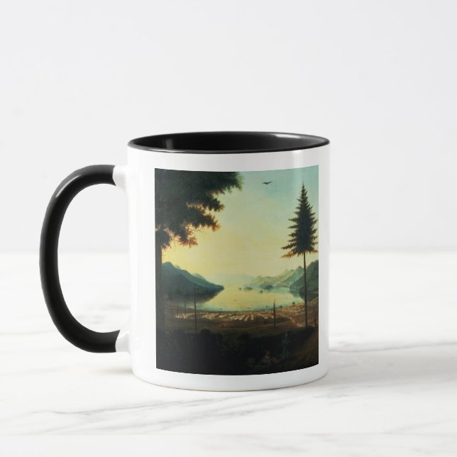 Das Lager in See George, New York, 1759 (Öl Tasse (Links)