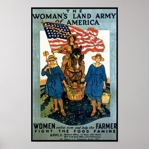 Das Land-Armee der Frauen Poster
