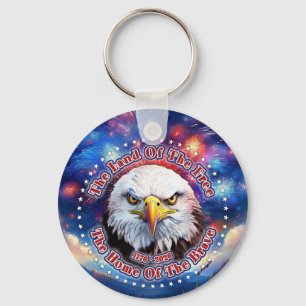 Das Land der Freien Home Brown Eagle Feuerwerk M Schlüsselanhänger