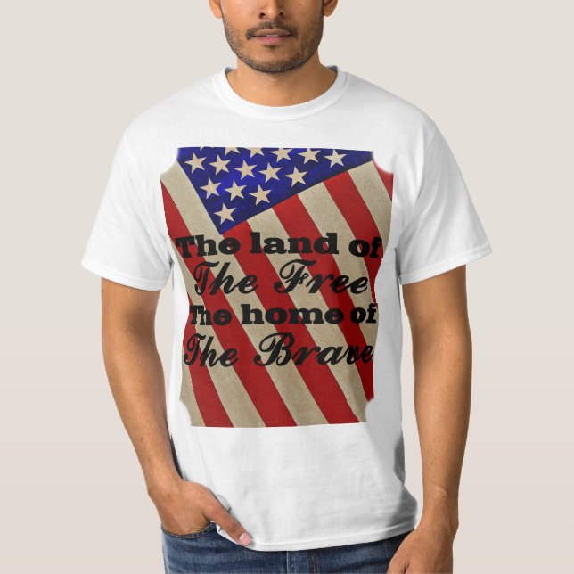Das Land der Freiheit T-Shirt (Vorderseite)