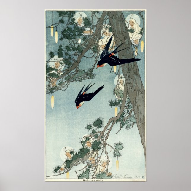 Das Land des Bluebird von Bertha Lum Poster (Vorne)