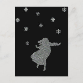 Das Land des Schnees Postkarte