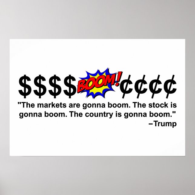 Das Land ist ein boomendes Poster (Vorne)