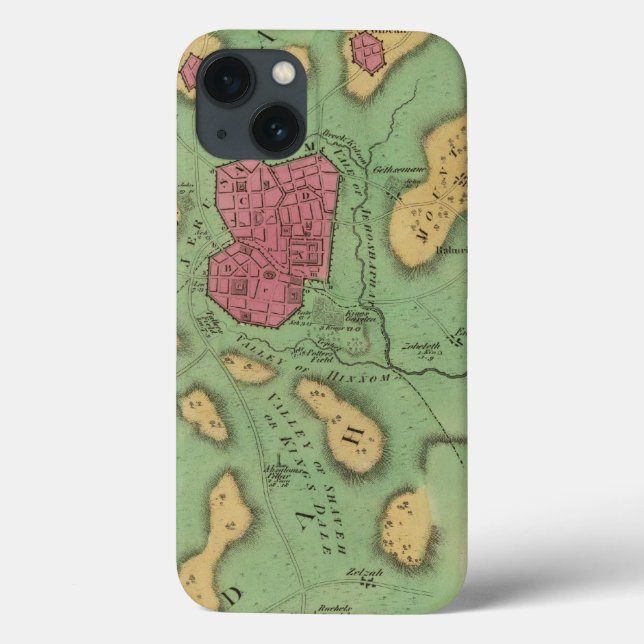 Das Land Moriah oder Jerusalem Case-Mate iPhone Hülle (Rückseite)