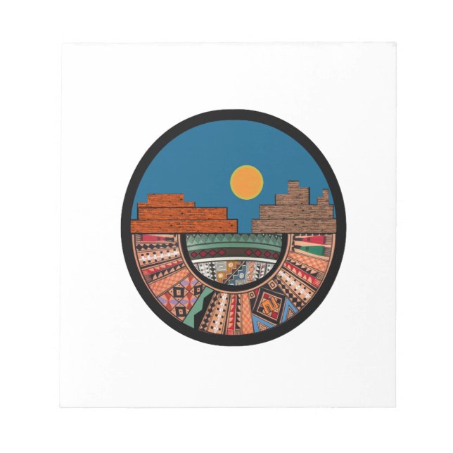 Das Land segnete Notizblock (Vorderseite)