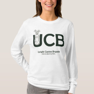 Das lange Sleeved T-Shirt der aufrechten Hunde-