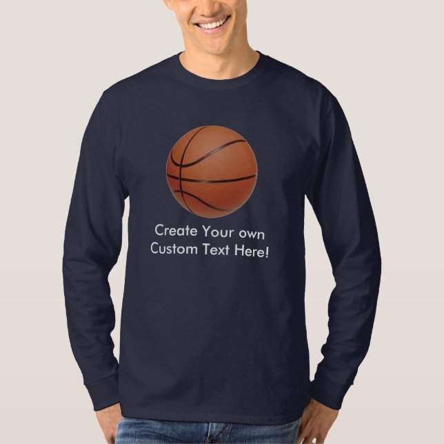 Das langes Sleeved Foto der kundenspezifischen T-Shirt (Vorderseite)