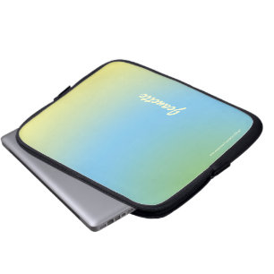 Das Laptop-Computer Hülsen-Pastellblau zum sich Laptopschutzhülle
