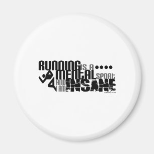 Das Laufen ist ein Geistessport Magnet