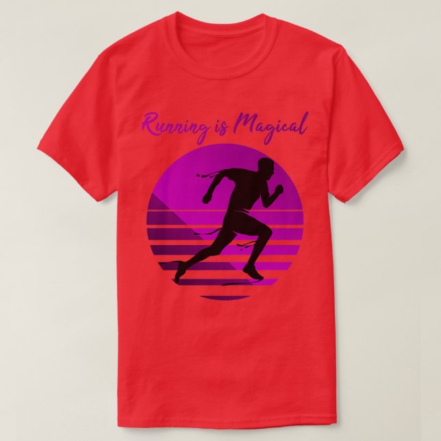 Das Laufen ist magisch 2 T-Shirt (Design vorne)