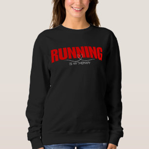 Das Laufen ist mein HeilValentinstag Sweatshirt