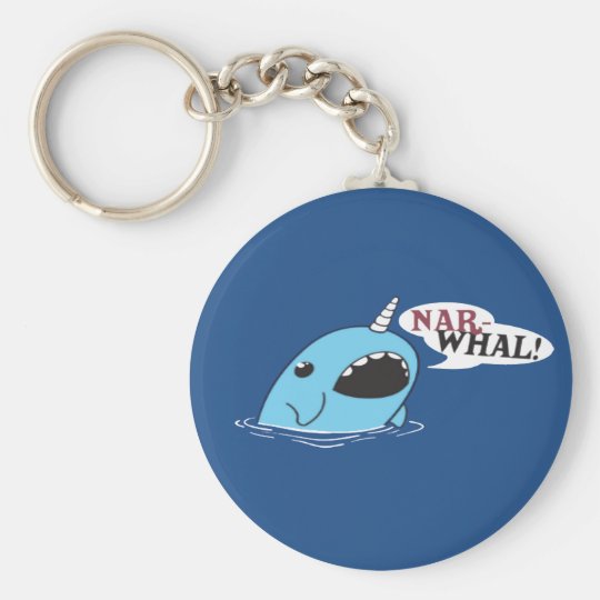 Das laute Narwhal Schlüsselanhänger