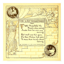 Das Lazy Housemaid Walter Crane Small