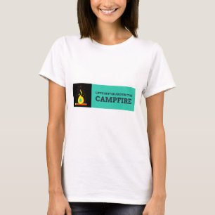 Das Leben am Campfire Camping & Wandern T-Shirt