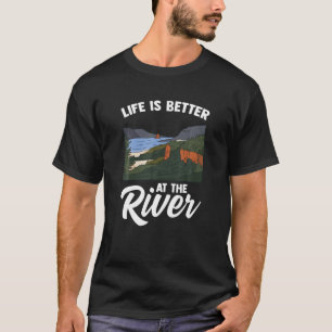 Das Leben am Camping Enthus ist besser T-Shirt