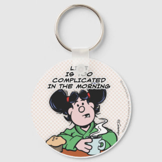 Das Leben am Morgen Schlüsselanhänger