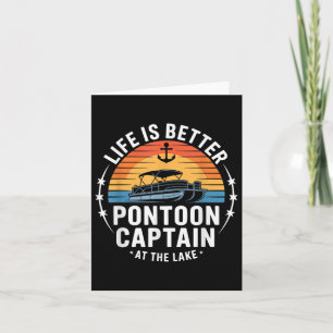 Das Leben am Pontoon-See ist besser als das Bootsf Karte