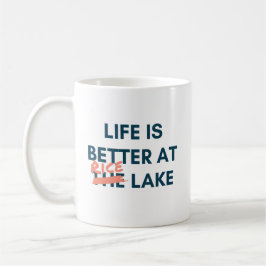 Das Leben am Rice Lake ist besser Kaffeetasse