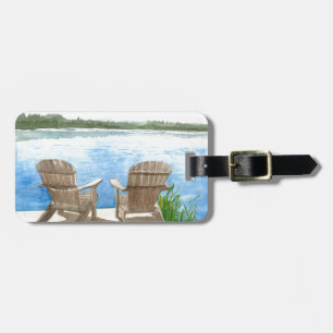 Das Leben am See ist besser Gepäckanhänger