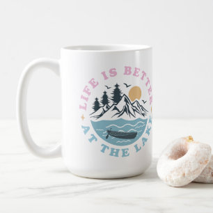 Das Leben am See ist besser Kaffeetasse