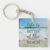 Das Leben am Strand ist besser bei Typografie des 