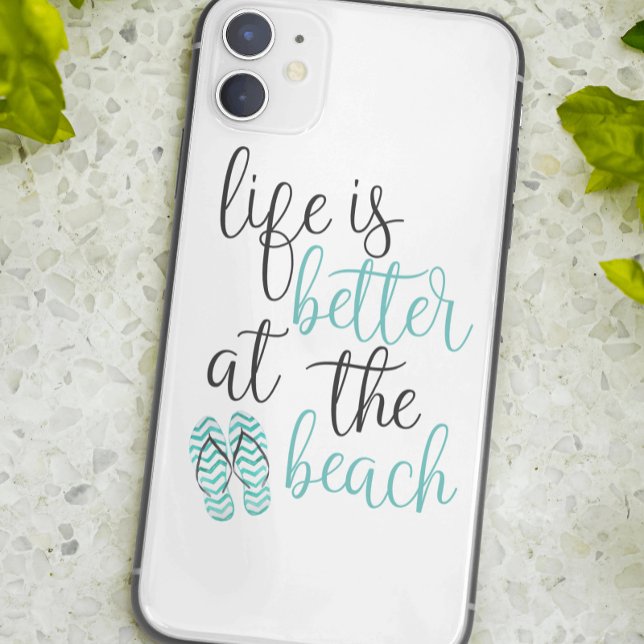 Das Leben am Strand ist besser Case-Mate iPhone 14 Hülle (Von Creator hochgeladen)