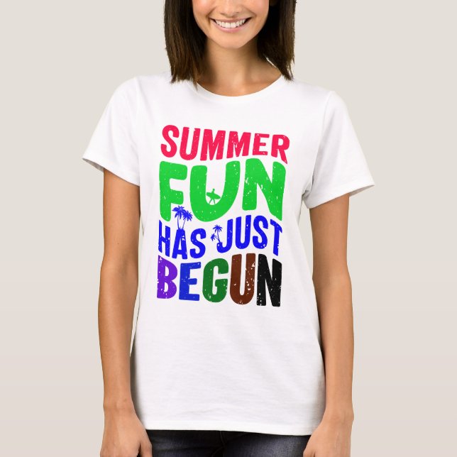 Das Leben am Strand ist besser T-Shirt (Vorderseite)