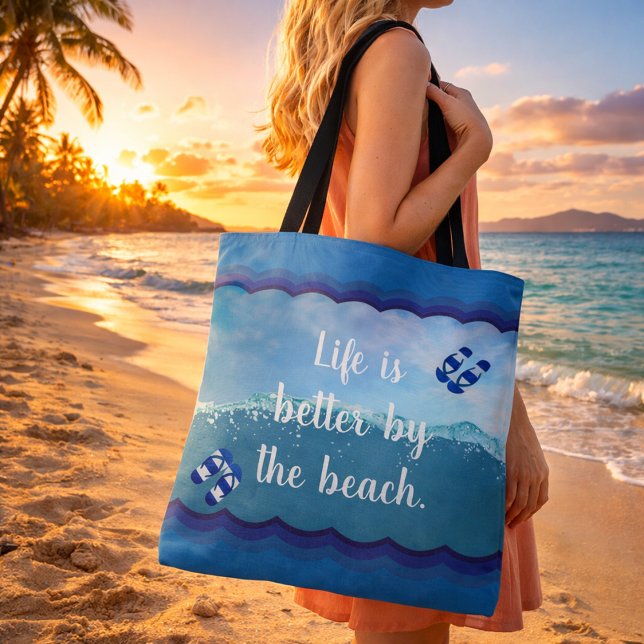Das Leben am Strand ist besser Tasche (Von Creator hochgeladen)