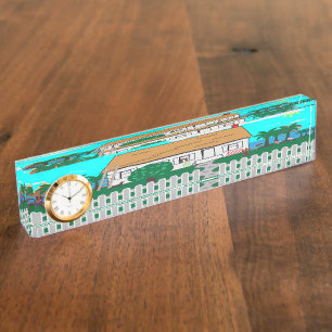 Das Leben am Strand Namensplakette