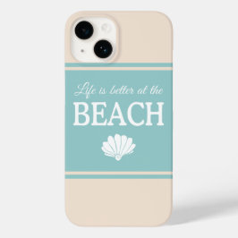 Das Leben am türkisfarbenen Strand ist besser Case-Mate iPhone 14 Hülle