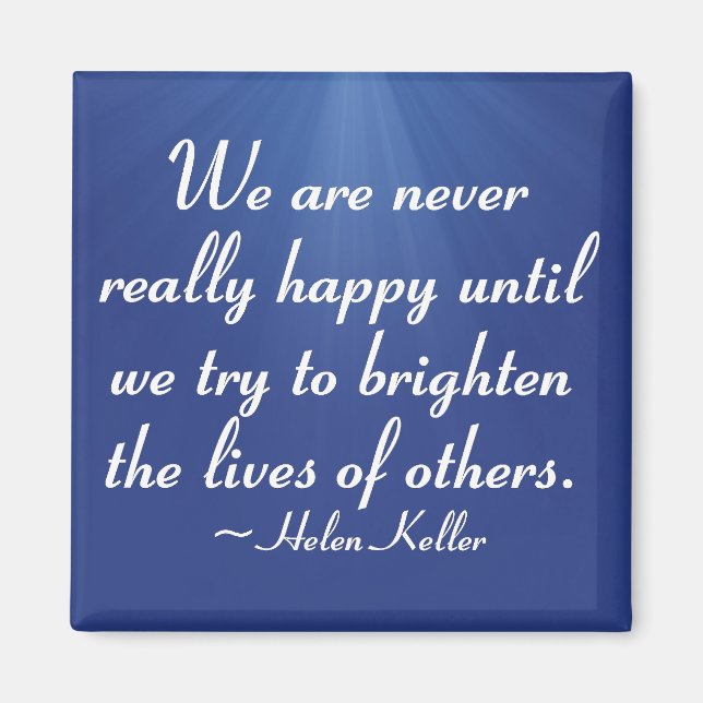 Das Leben anderer soll verbessert werden (2) Magnet (Vorne)