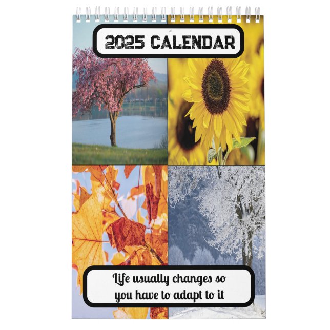 Das Leben ändert sich normalerweise, sodass Sie 20 Kalender (Titelbild)