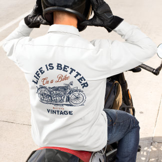 Das Leben auf dem Fahrrad zum Shirt ist besser