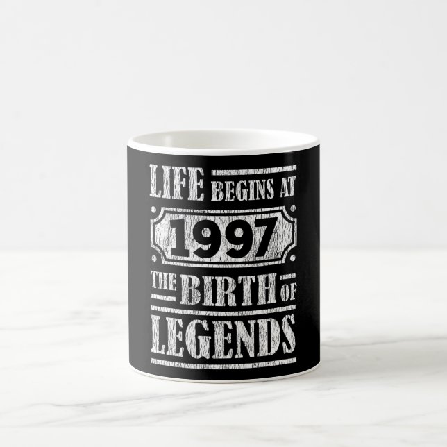 Das Leben beginnt 1997 mit der Geburt der Legende  Kaffeetasse (Mittel)