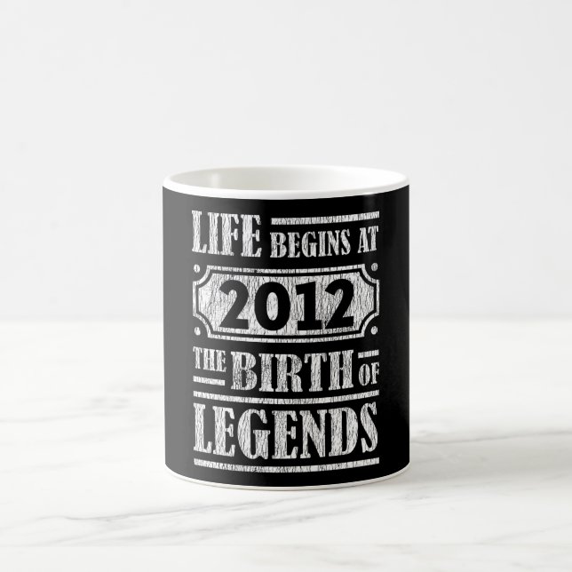 Das Leben beginnt 2012 mit der Geburt der Legende  Kaffeetasse (Mittel)