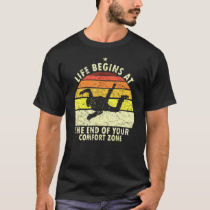 Das Leben Beginnt Am Ende Deiner Komfortzone Skydi T-Shirt