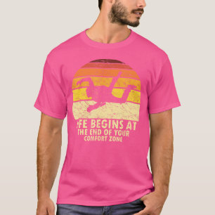 Das Leben beginnt am Ende Ihrer Komfort-Zone MenK T-Shirt
