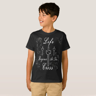 Das Leben beginnt am Kreuz T-Shirt