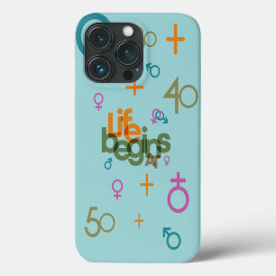 Das Leben beginnt bei (anpassen) Case-Mate iPhone Hülle
