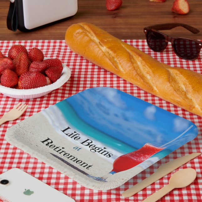 Das Leben beginnt bei der Rente, Pappteller (Picknick)