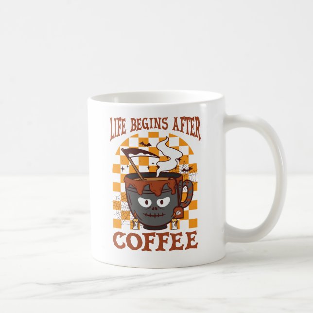 Das Leben beginnt nach dem Kaffee Kaffeetasse (Rechts)