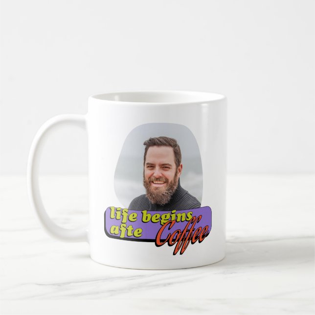 das Leben beginnt nach dem Kaffee Kaffeetasse (Links)