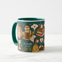 Das Leben beginnt nach dem Kaffee