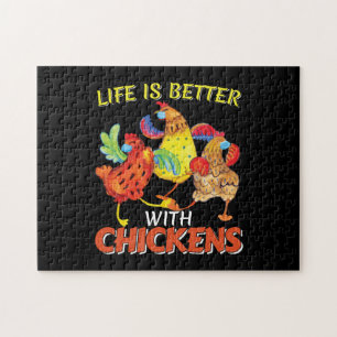 Das Leben bei Hühnern ist besser